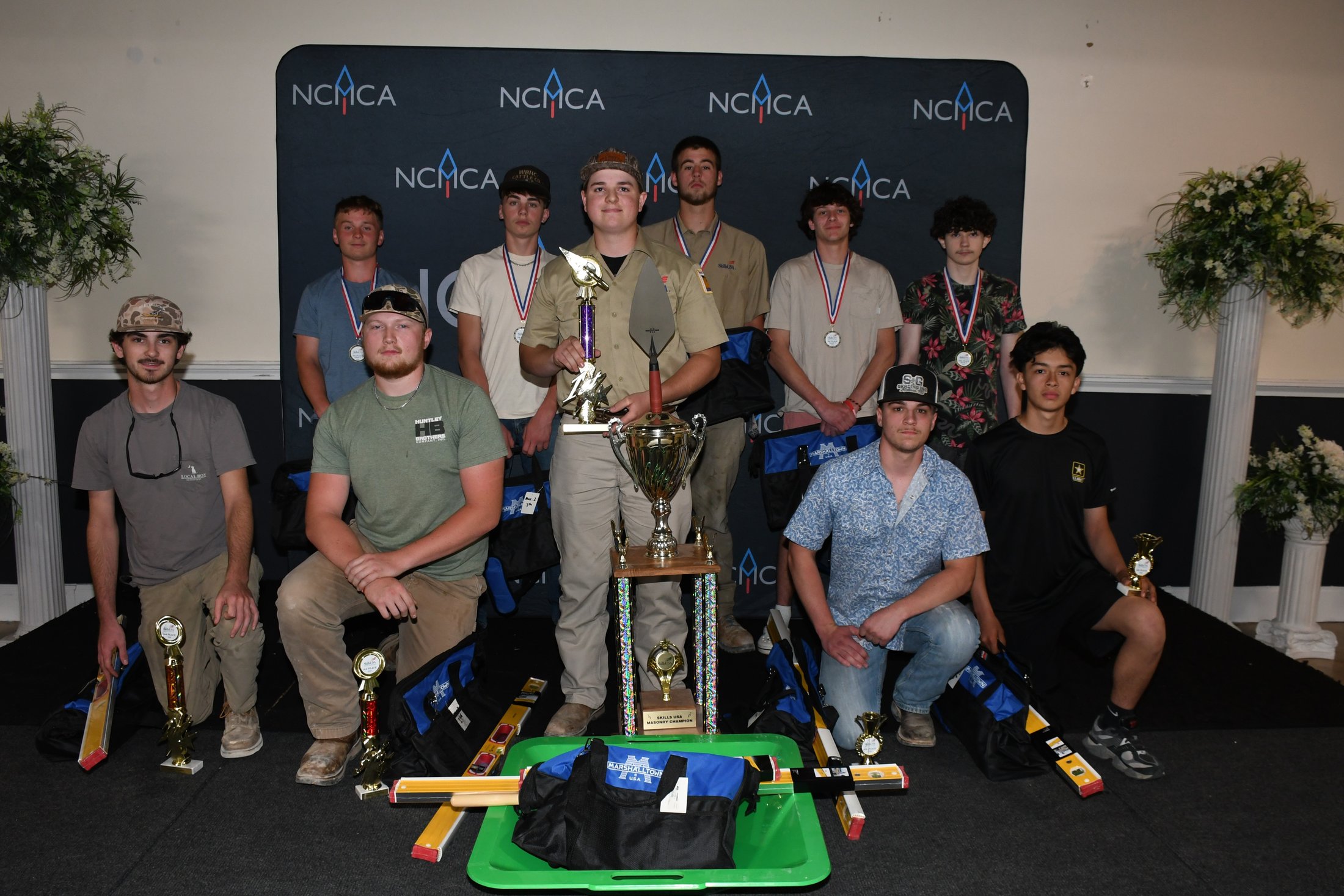 NCMCA Masonry Pre-Apprenticeship students